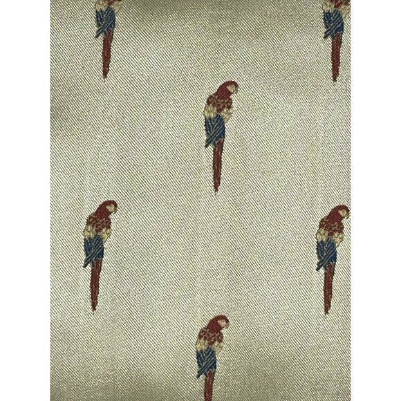 Parrot Head Accent Pillow Decorative Throw Embroidered Jimmy Buffet Style 19" - Picture 2 of 6